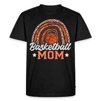 Basketball Maman Joueuse Basketballspieler - T-shirt Premium bio Homme - noir - Devant - Nico (187cm)