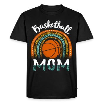 Basketball Maman Joueuse Basketballspieler - T-shirt Premium bio Homme - noir - Devant - Nico (187cm)