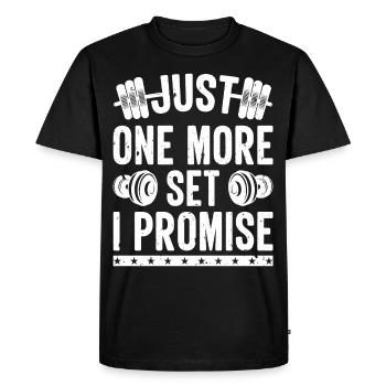 Fitness Lifestyle Workout Passionné Cadeaux Ide - T-shirt Premium bio Homme - noir - Devant - Nico (187cm)
