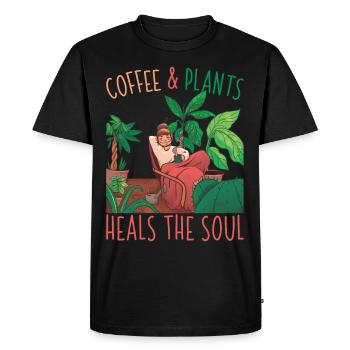 Gardener Lifestyle Succulents Plants Lover g - Men's Premium Organic T-Shirt - black - Front - Nico (187cm)
