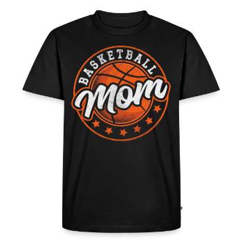 Basketball Maman Joueuse Basketballspieler - T-shirt Premium bio Homme - noir - Devant - Nico (187cm)