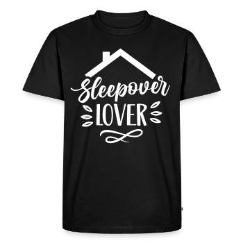Amoureux de la nuit Nuitée - T-shirt Premium bio Homme - noir - Devant - Nico (187cm)