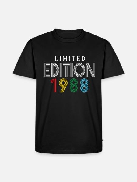 Édition limitée 1988 - T-shirt Premium bio Homme - noir
