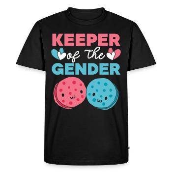 Guardian of Sex Baby Révéler l’annonce de bébé - T-shirt Premium bio Homme - noir - Devant - Nico (187cm)