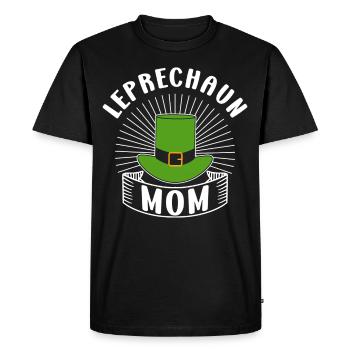 Goblin Mama Leprechaun St Patrick's Day Irish - Men's Premium Organic T-Shirt - black - Front - Nico (187cm)