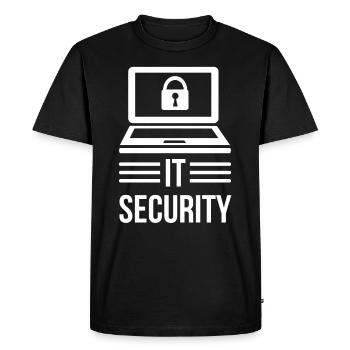 It Security Hacking Hacker Cybersecurity Hack - Men's Premium Organic T-Shirt - black - Front - Nico (187cm)