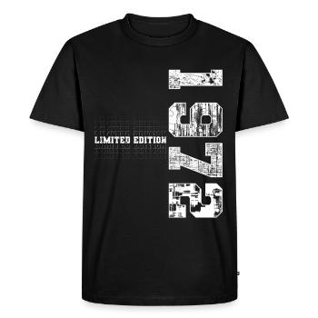 Édition limitée 1972 Année de naissance 1972 Cadeau - T-shirt Premium bio Homme - noir - Devant - Nico (187cm)