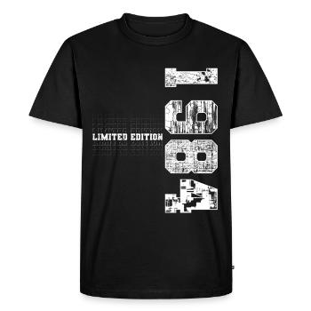 Édition limitée 1984 Année de naissance 1984 Cadeau - T-shirt Premium bio Homme - noir - Devant - Nico (187cm)