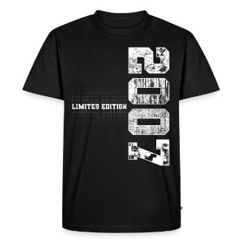 Édition limitée 2007 Année de naissance 2007 Cadeau - T-shirt Premium bio Homme - noir - Devant - Nico (187cm)