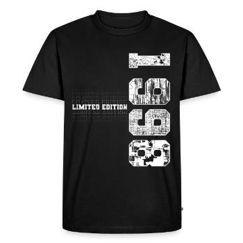 Limited Edition 1998 Geburtsjahr 1998 Geschenk - Männer Premium Bio T-Shirt - Schwarz - Vorne - Nico (187cm)