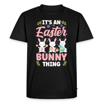 It's an Easter Thing Easter Easter - Men's Premium Organic T-Shirt - black - Front - Nico (187cm)