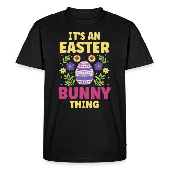 It's an Easter Thing Easter Easter - Men's Premium Organic T-Shirt - black - Front - Nico (187cm)