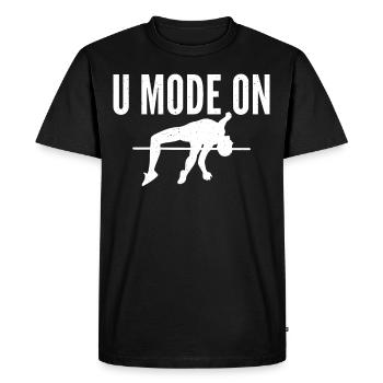 Pole vaulter for pole vaulting - Men's Premium Organic T-Shirt - black - Front - Nico (187cm)
