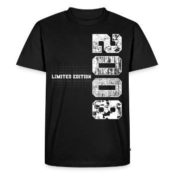 Édition Limitée 2008 Année de naissance 2008 Cadeau - T-shirt Premium bio Homme - noir - Devant - Nico (187cm)