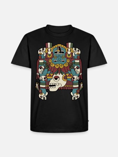 Tlaltecuhtli Aztec Goddess Mesoamerican - Men's Premium Organic T-Shirt - black