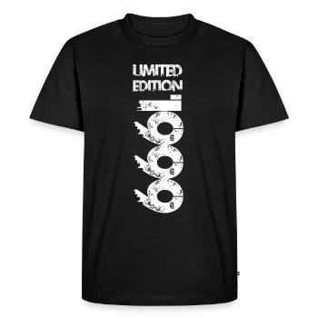 Édition limitée 1999 - T-shirt Premium bio Homme - noir - Devant - Nico (187cm)