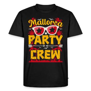 Mallorca Party Outfit | Mallorca Party Crew Holiday - Men's Premium Organic T-Shirt - black - Front - Nico (187cm)