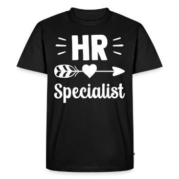 HR Specialist Human Resources Human Resources Personnel - Men's Premium Organic T-Shirt - black - Front - Nico (187cm)
