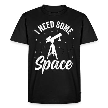 I need some space telescope universe - Men's Premium Organic T-Shirt - black - Front - Nico (187cm)