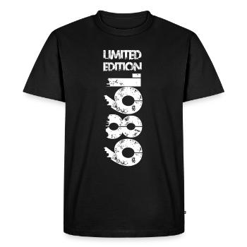 Édition limitée 1989 - T-shirt Premium bio Homme - noir - Devant - Nico (187cm)