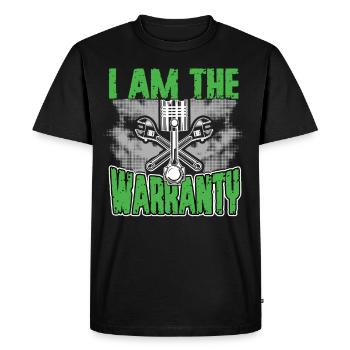 I am the warranty garage car mechanic profession - Men's Premium Organic T-Shirt - black - Front - Nico (187cm)