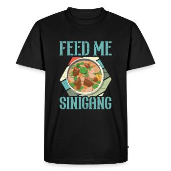 Feed Me Sinigang Filipino Food Pinay Pinoy Soup - Men's Premium Organic T-Shirt - black - Front - Nico (187cm)