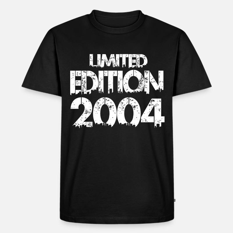 Limited Edition 2004 - Männer Premium Bio T-Shirt - Schwarz
