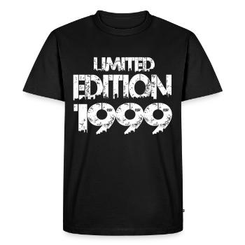 Édition limitée 1999 - T-shirt Premium bio Homme - noir - Devant - Nico (187cm)