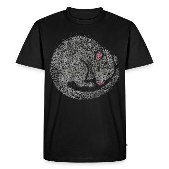 Rat Rat Breeders Rat Lovers Pet - Men's Premium Organic T-Shirt - black - Front - Nico (187cm)