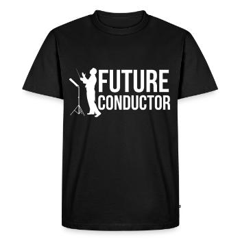 Direction d’orchestre du futur chef d’orchestre - T-shirt Premium bio Homme - noir - Devant - Nico (187cm)