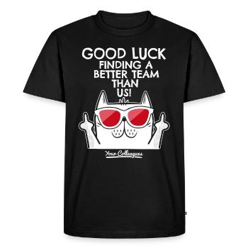 Job change New job Farewell Farewell gift - Men's Premium Organic T-Shirt - black - Front - Nico (187cm)
