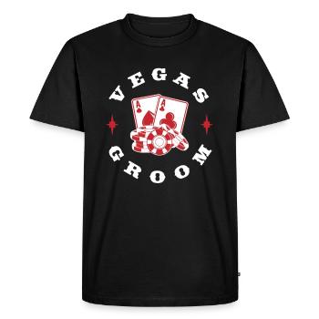 Las Vegas Groom Squad Vegas Mariage - T-shirt Premium bio Homme - noir - Devant - Nico (187cm)