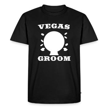 Las Vegas Groom Squad Vegas Mariage - T-shirt Premium bio Homme - noir - Devant - Nico (187cm)