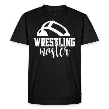 Champion in Wrestling Wrestler Wrestling Wrestler - Men's Premium Organic T-Shirt - black - Front - Nico (187cm)