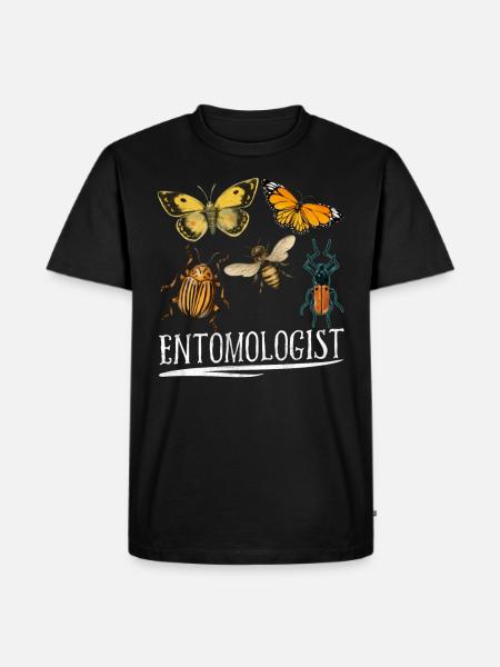 Entomologist Entomology Insects Profession Team - Men's Premium Organic T-Shirt - black