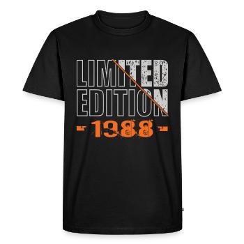 Édition limitée 1988 - T-shirt Premium bio Homme - noir - Devant - Nico (187cm)