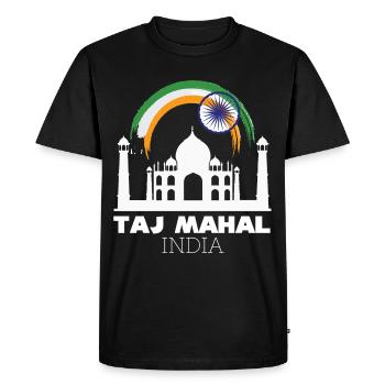 Taj Mahal Palace Inde Tourisme Asie - T-shirt Premium bio Homme - noir - Devant - Nico (187cm)