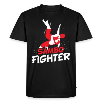 Sambo Fighter Training Martial Arts Martial Arts - Men's Premium Organic T-Shirt - black - Front - Nico (187cm)