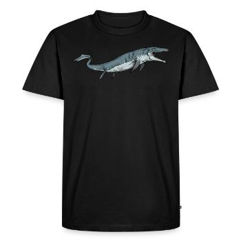 Mosasaurus I Marine Repiel Cretaceous Fossils - Men's Premium Organic T-Shirt - black - Front - Nico (187cm)