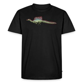 Spinosaurus I Thorn Lizard Crétacé Fossile - T-shirt Premium bio Homme - noir - Devant - Nico (187cm)