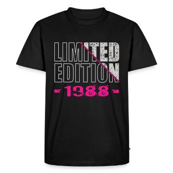 Édition limitée 1988 - T-shirt Premium bio Homme - noir - Devant - Nico (187cm)