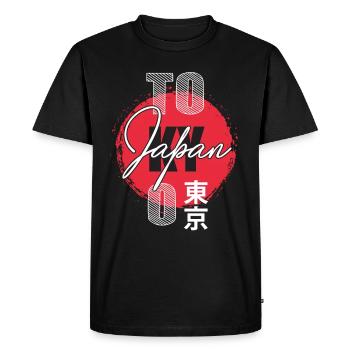 Japanese Tokyo Japan Tourist Asia - Men's Premium Organic T-Shirt - black - Front - Nico (187cm)