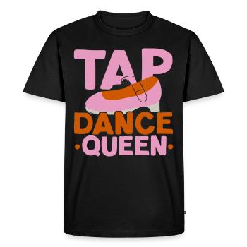 Claquettes Reine Professeur de claquettes Professeur de jazz - T-shirt Premium bio Homme - noir - Devant - Nico (187cm)