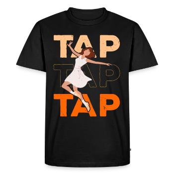 Claquettes Claquettes Danse Jazz Danse Claquettes - T-shirt Premium bio Homme - noir - Devant - Nico (187cm)