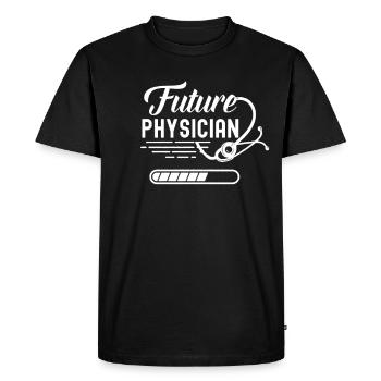 Future Doctor Profession Doctor Medical Medicine - Men's Premium Organic T-Shirt - black - Front - Nico (187cm)