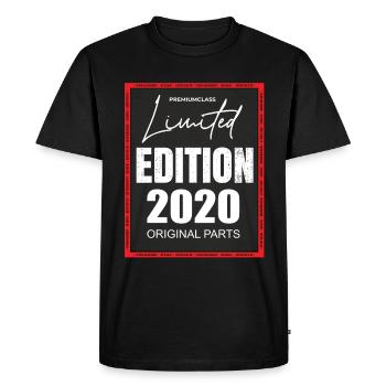 Édition limitée 2020 - T-shirt Premium bio Homme - noir - Devant - Nico (187cm)