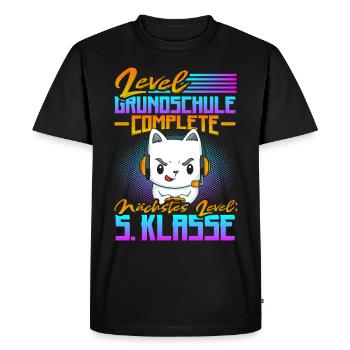 Grundschul Abschluss Grundschule Absolvent - Männer Premium Bio T-Shirt - Schwarz - Vorne - Nico (187cm)