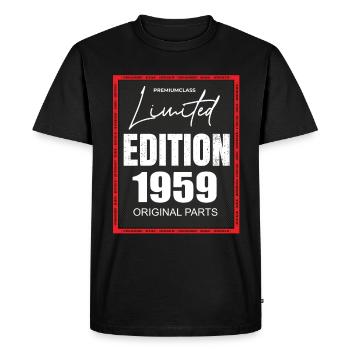 Édition limitée 1959 - T-shirt Premium bio Homme - noir - Devant - Nico (187cm)