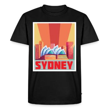 Concert de l’Opéra symphonique de Sydney en Australie - T-shirt Premium bio Homme - noir - Devant - Nico (187cm)