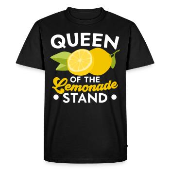 Reine de la boisson aux fruits citronnés - T-shirt Premium bio Homme - noir - Devant - Nico (187cm)